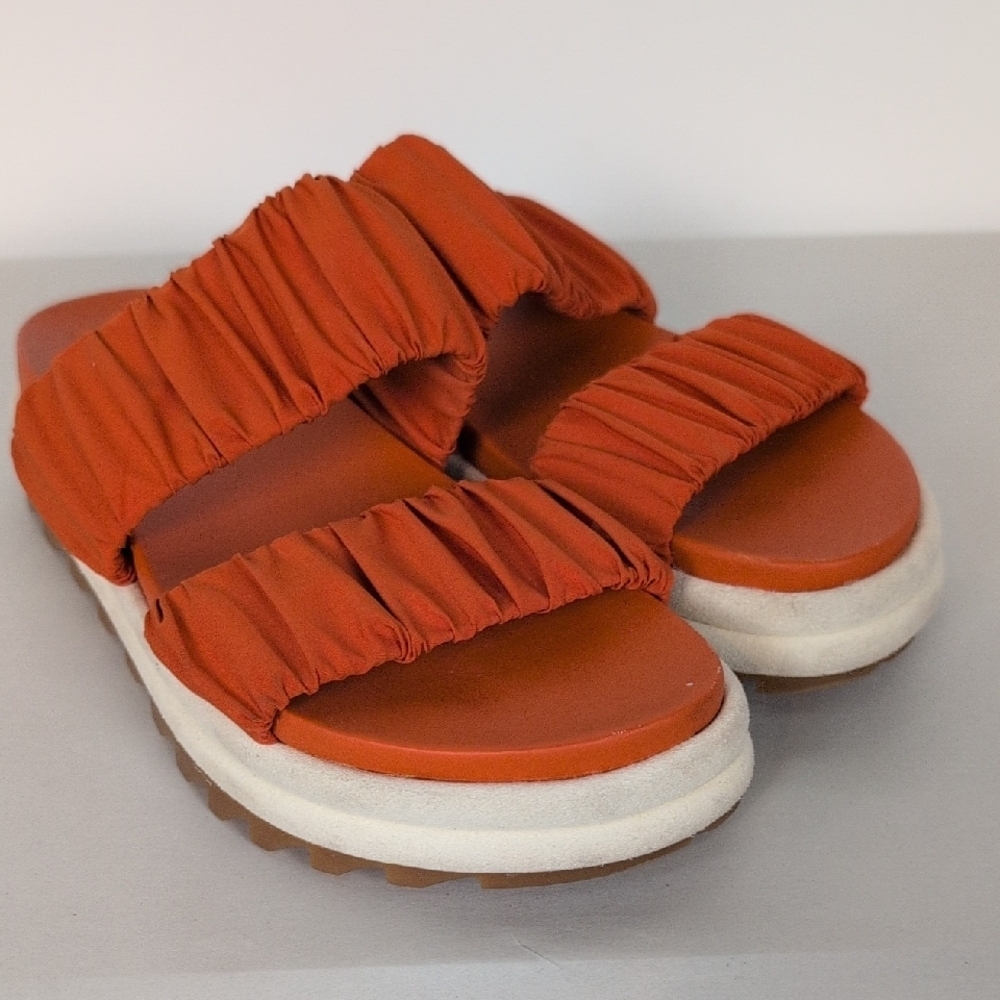 Sorel Roaming Two Strap Slide Flat Sandal